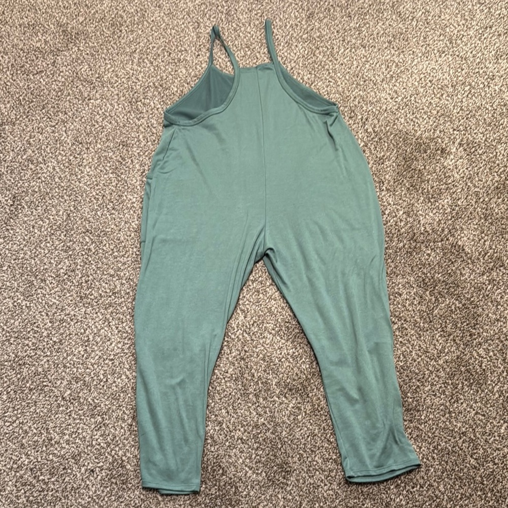 Green Women's Jumpsuit - Picture 3 of 3